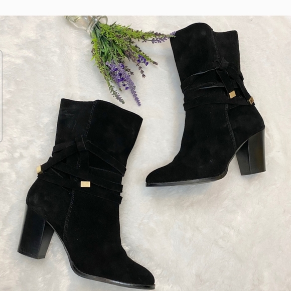 Saks 5th Ave Saxon Boots 9.5 med NASHVILLE Bouige - Picture 1 of 16